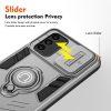Samsung Galaxy A16  Rugged Camshield Ring Kickstand PC+TPU Cover - Grey - Image 4