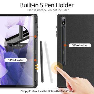 Samsung Galaxy Tab S9+ / S9 FE+ DUX DUCIS Domo Series Shockproof Cover – Black