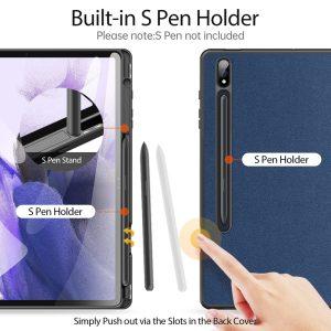 Samsung Galaxy Tab S9+ / S9 FE+ DUX DUCIS Domo Series Shockproof Cover – Blue