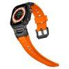 Smart Watch Band Liquid Silicone 42/44/45/49mm Watch Strap - Orange - Image 4