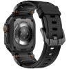 Smart Watch Band Liquid Silicone 42/44/45/49mm Watch Strap - Black - Image 4
