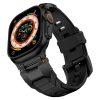 Smart Watch Band Liquid Silicone 42/44/45/49mm Watch Strap - Black - Image 3