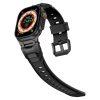 Smart Watch Band Liquid Silicone 42/44/45/49mm Watch Strap - Black - Image 2