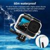 BRDRC  Dive Case For GoPro Hero 13/12/11/10/9 Action Camera Waterproof Clear Cover - Image 3
