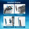 BRDRC  Dive Case For GoPro Hero 13/12/11/10/9 Action Camera Waterproof Clear Cover - Image 11