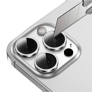 iPhone 16 Pro/16 Pro Max CCBBK Shield Camera Lens – Silver