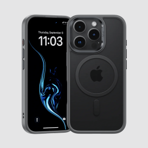 BENKS Magclap Mist iPhone 16 Pro Magsafe Matte PC+TPU Cover – Gray