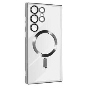 Samsung Galaxy S24 Ultra NY Silicone With Magsafe Cover – Silver