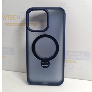 iPhone 15 Pro Max NY Rotating Round Kickstand Cover – Blue