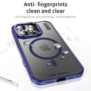 iPhone 15 Pro Max Wlons Magsafe Skinfriendly Cover – Blue