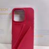 iPhone 14/15 Pro max Rhode Silicone Cover With Lip Oil - Red - Image 3