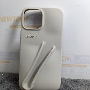 iPhone 12/13 Pro max Rhode Silicone Cover With Lip Oil – Gray