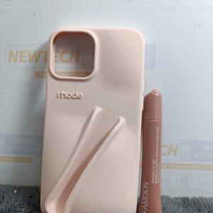 iPhone 12/13 Pro max Rhode Silicone Cover With Lip Oil – Rose