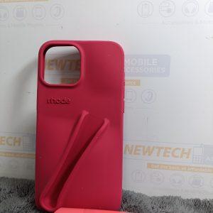 iPhone 12/13 Pro max Rhode Silicone Cover With Lip Oil – Red