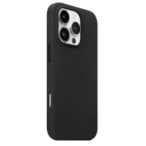 iPhone 16 Pro Leather Magsafe Cover HC – Black