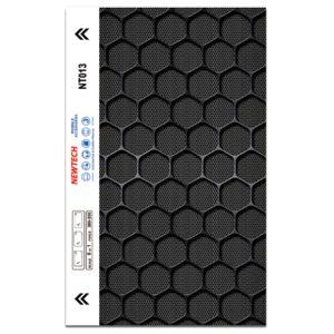 HoneyComb Carbon Fiber 3D embossed UV Back film NT013