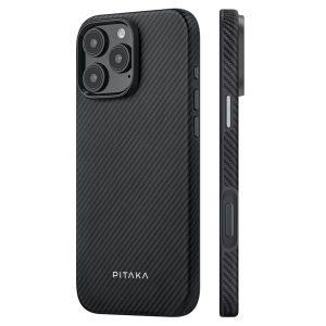 iPhone 16 Pro Max PITAKA Military Grade Protective Cover – Black/Grey