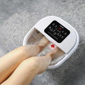 Green LionFoldable Foot Bath Massager – Gray {GNFLDFTBTMGY]