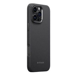 iPhone 16 Pro Max PITAKA Military Grade Protective Cover – Black/Grey
