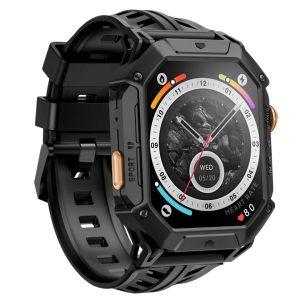 Haylou Iron N1 Smart Watch Military Grade – Black HF006
