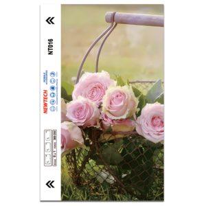 Rose Busket 3D embossed UV Back film NT016