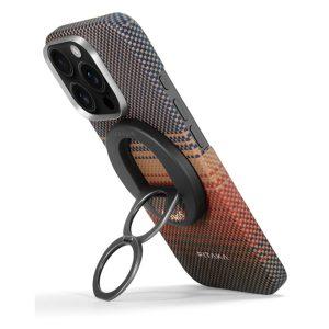 iPhone 16 Pro PITAKA Tactile Woven Case & Grip Cover – Sunset