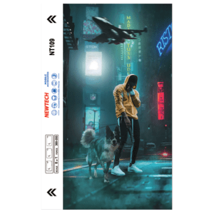 Cyber Punk 3D embossed UV Back film NT109