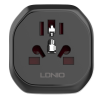 LDNIO Z7 2500W Universal Adapter UK Plug - Black - Image 2