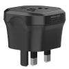 LDNIO Z7 2500W Universal Adapter UK Plug - Black - Image 5