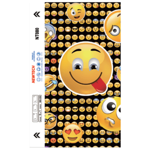 Emoji 3D embossed UV Back film NT080