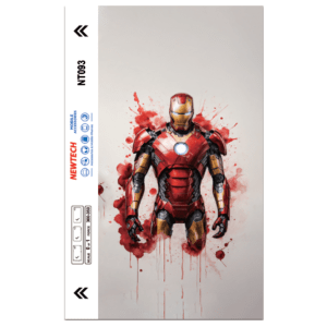 IronMan 3D embossed UV Back film NT093