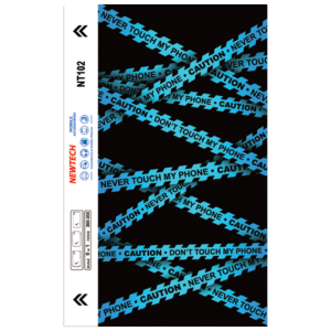 Dont Touch My Phone 3D embossed UV Back film NT102