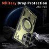 Samsung Galaxy S22/S23 Ultra Rugged MagSafe PC+TPU Kickstand Cover - Olive Green - Image 3