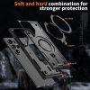 Samsung Galaxy S22/S23 Ultra Rugged MagSafe PC+TPU Kickstand Cover - Black - Image 3