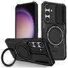 Samsung Galaxy S23 Plus CamShiled MagSafe PC+TPU Kickstand Cover - Black
