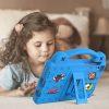 Samsung Galaxy Tab A7 Lite/Tab A 8.0 EVA Shockproof Tablet Cover with Kickstand - Sky Blue - Image 2