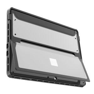 Microsoft Surface Pro 9 Tablet Protective Clear Rugged Kickstand Cover – Black