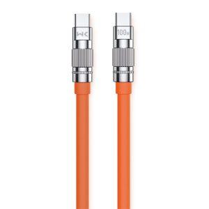 Wekome USB-C to TYPE-C Cable 100W 1M WDC-188 – Orange