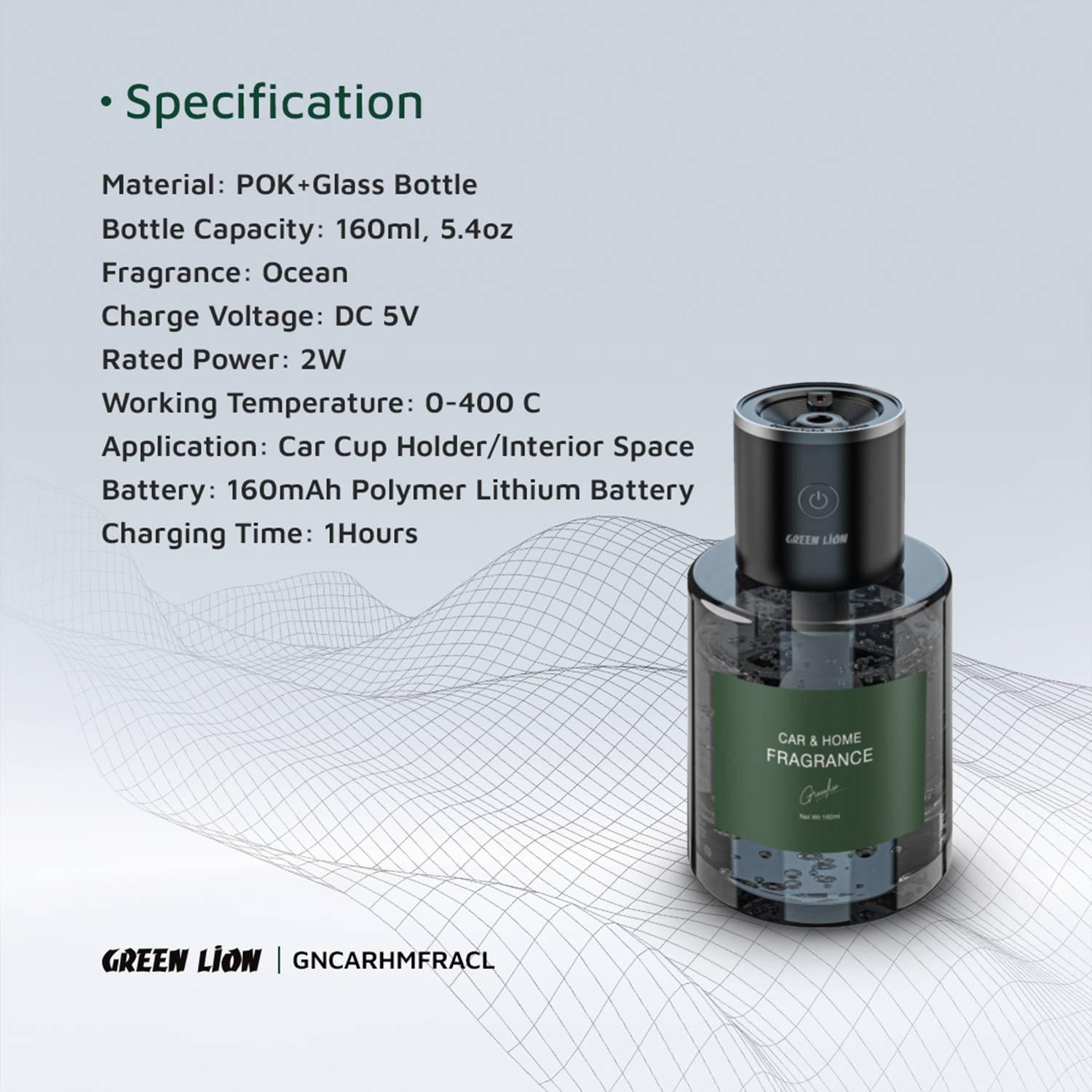 Green Lion Car and Home Fragrance - Clear (GNCARHMFRACL} - Image 6