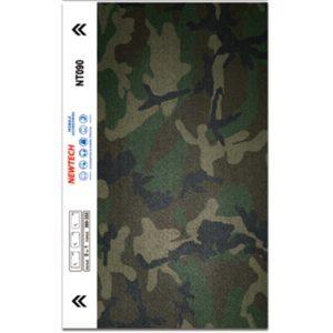 Camouflage Green 3D embossed UV Back film NT090