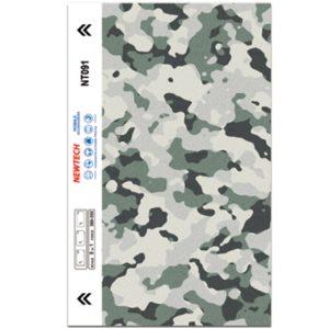 Camouflage 3D embossed UV Back film NT091
