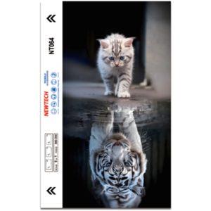 Cats 3D embossed UV Back film NT064