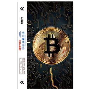 Bitcoin 3D embossed UV Back film NT076