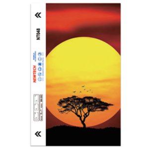 Safari Sunset 3D embossed UV Back film NT048