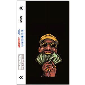 Dollar Black Gangstar 3D embossed UV Back film NT074