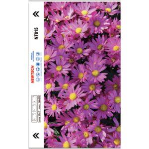 Flower 3D embossed UV Back film NT015