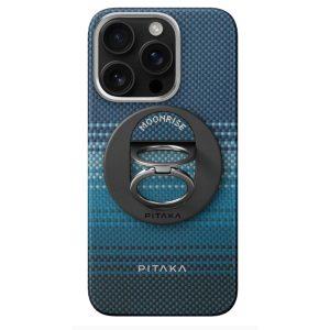 iPhone 16 Pro Max PITAKA Tactile Woven Case & Grip Cover – Moonrise