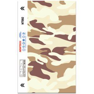 Camouflage 3D embossed UV Back film NT092