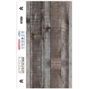Gray Wood Planks 3D embossed UV Back film NT059