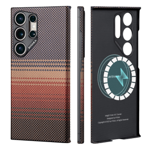Samsung S24 Ultra PITAKA MagEZ Case 4 Aramid Fiber – Sunset FS2401U